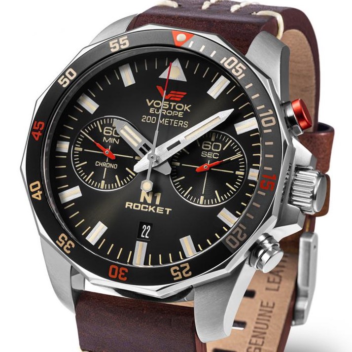 Vostok Europe Rocket N-1 Chrono 6S21-225A618 - zegarek męski 7