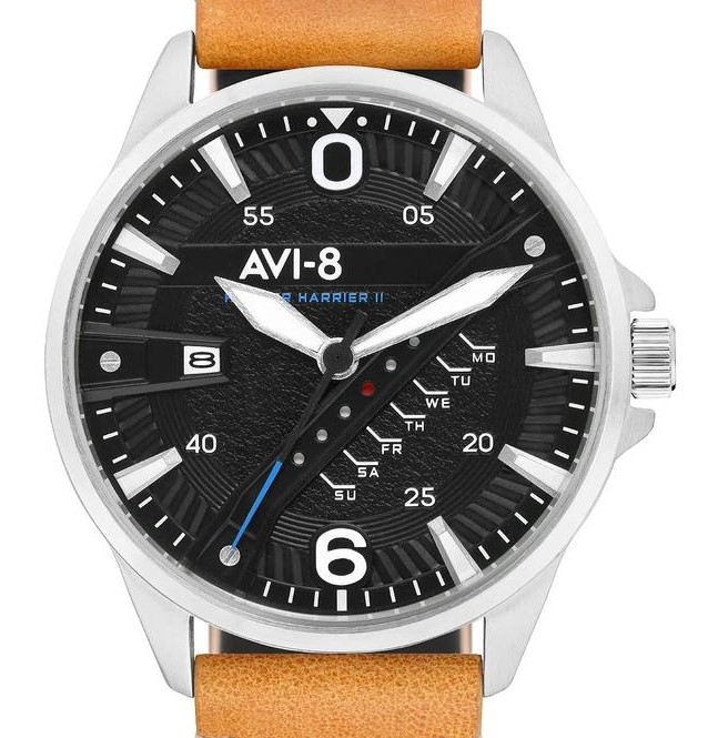 AVI-8 HAWKER HARRIER II DAY-DATE AV-4055-01 - zegarek męski 7