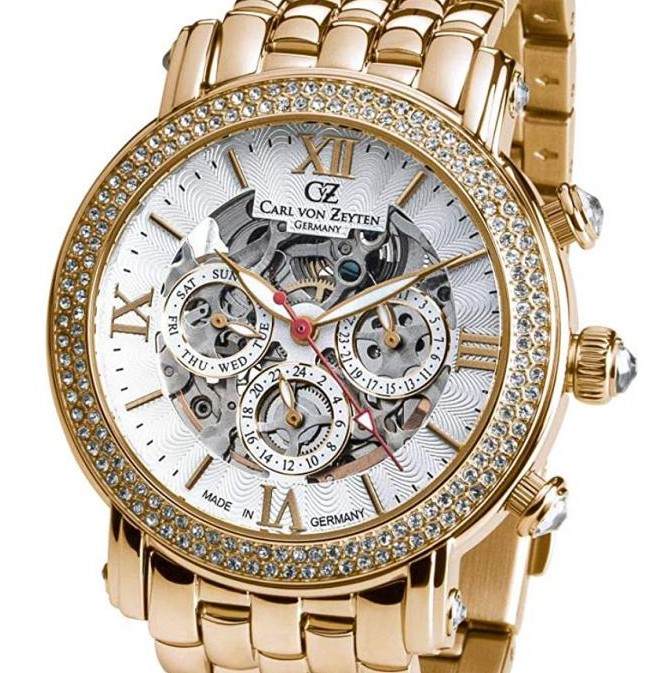 Carl Von Zeyten Kniebis CVZ0062GWHM - zegarek damski 7
