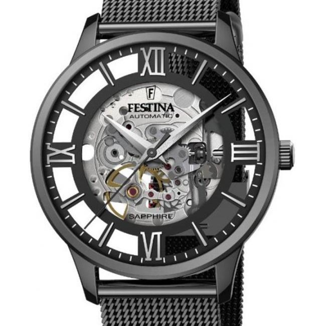 Festina Classic Automatic Skeleton F20535/1 - zegarek męski 7