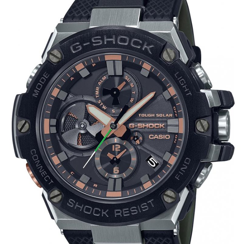 G-shock G-Steel Bluetooth Tough Solar GST-B100GA-1A - zegarek męski 7