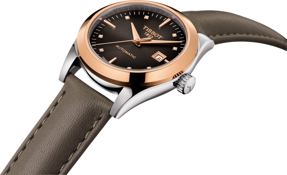 Tissot T-MY LADY AUTOMATIC 18K GOLD T930.007.46.296.00 - zegarek damski 8