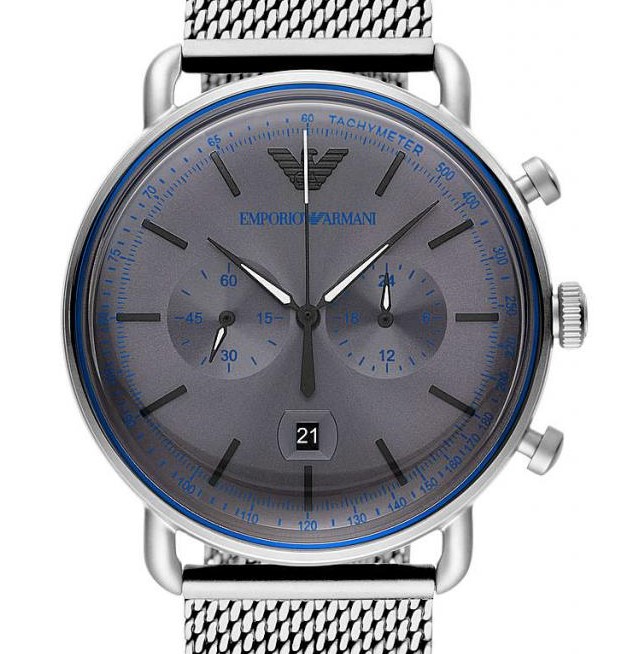 Emporio Armani Aviator AR11383 - zegarek męski 7