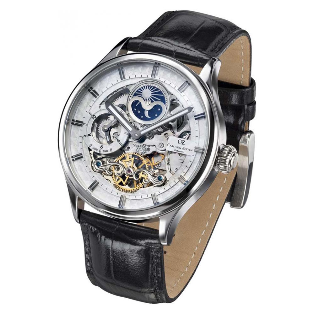 Carl Von Zeyten Neustadt Skeleton Automatic CVZ0008WH - zegarek męski 1