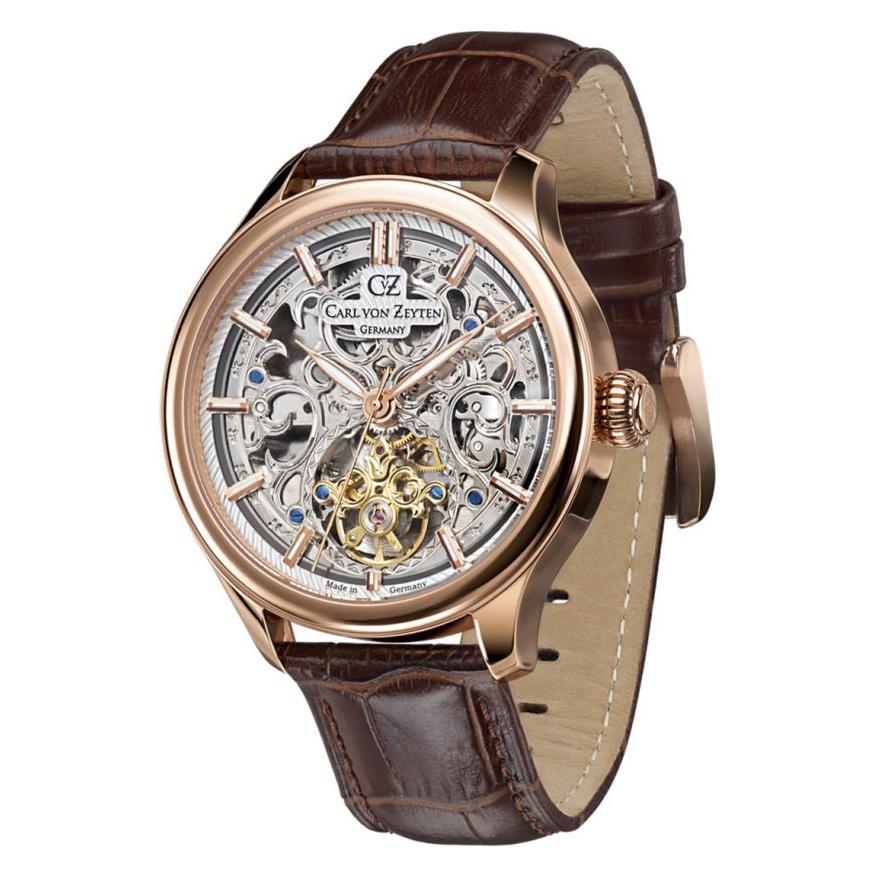 Carl Von Zeyten St. Georgen Skeleton Automatic CVZ0014RSL - zegarek męski 1