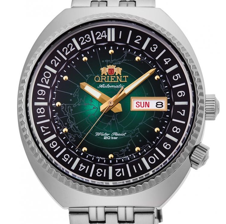 Orient Revival World Map RA-AA0E02E19B - zegarek męski 7