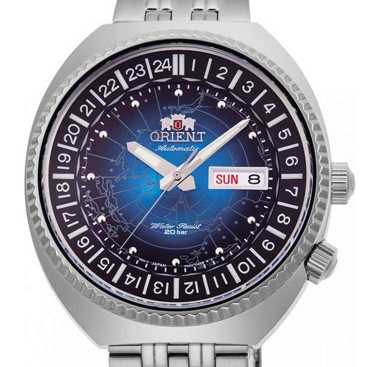 Orient Revival World Map RA-AA0E03L19B - zegarek męski 7