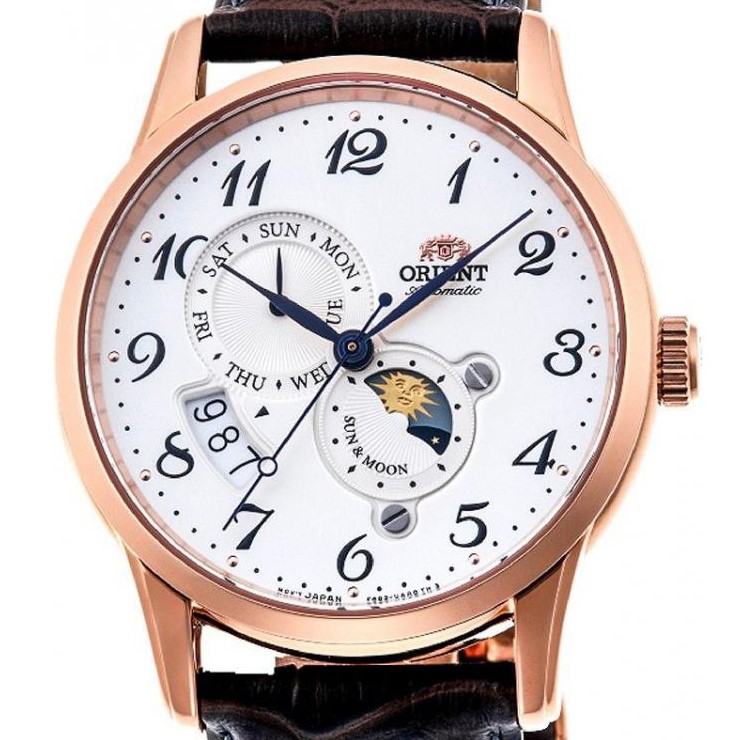 Orient Automatic Sun and Moon RA-AK0001S10B - zegarek męski 7