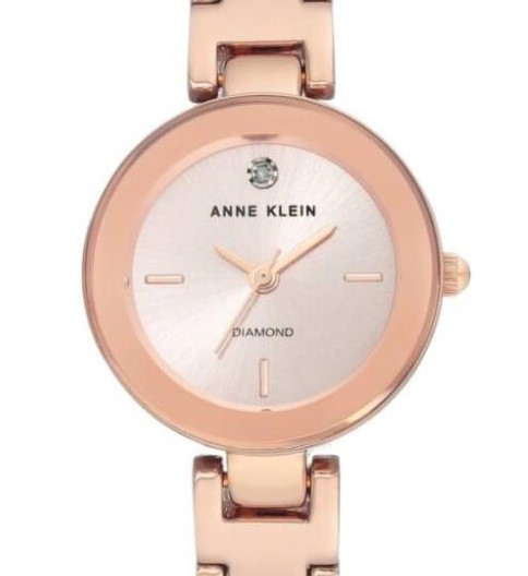 Anne Klein Diamond Accented AK3150RGRG - zegarek damski 7