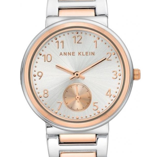 Anne Klein Diamond Accented AK3407SVRT - zegarek damski 7