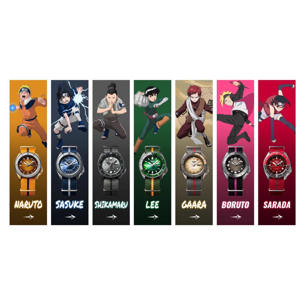 Seiko 5 NARUTO & BORUTO Limited Edition SRPF69K1 - zegarek męski 9