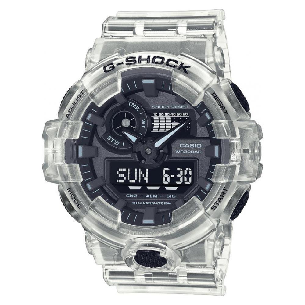 G-shock Classic White Skeleton GA-700SKE-7a - zegarek męski 1