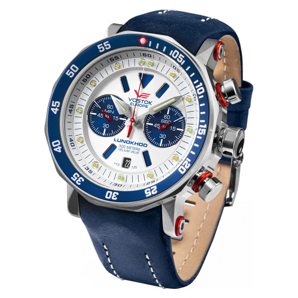 Vostok Europe LUNOKHOD 2 CHRONO 6S21-620A630 - zegarek męski 1