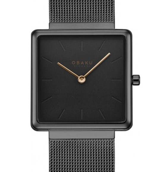 Obaku KVADRAT V236LXBBMB - zegarek damski 7