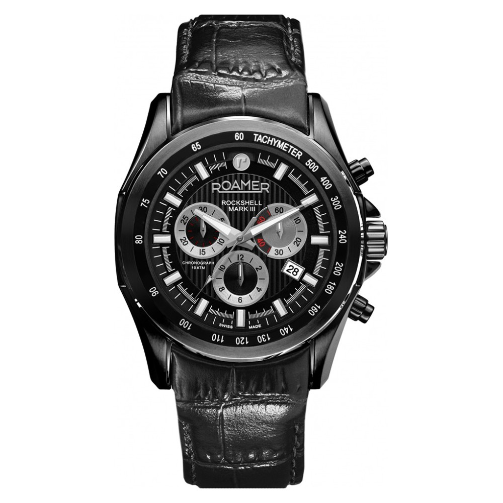 Roamer Rockshell Mark III Chrono 220837 42 55 02 - zegarek męski 7