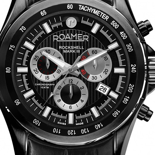 Roamer Rockshell Mark III Chrono 220837 42 55 02 - zegarek męski 2