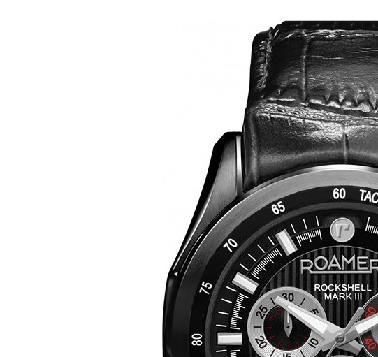 Roamer Rockshell Mark III Chrono 220837 42 55 02 - zegarek męski 4