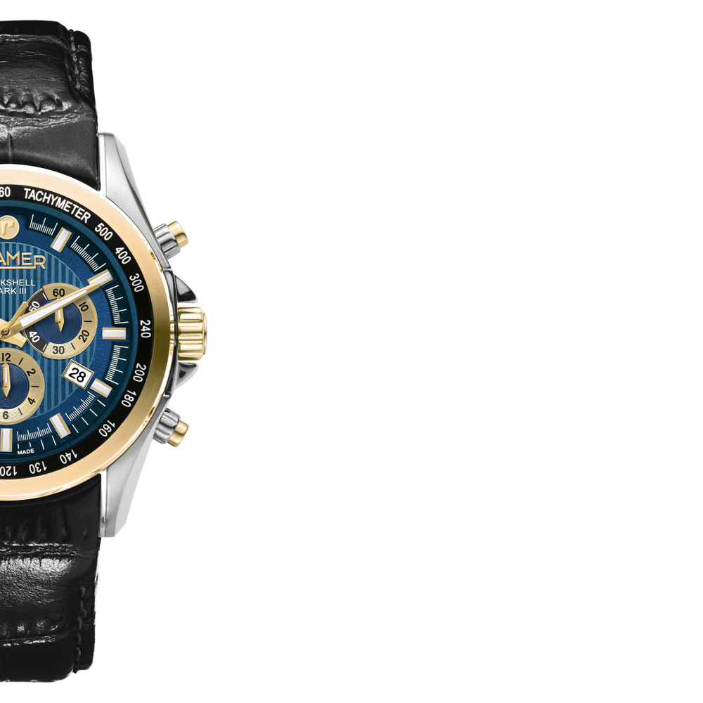 Roamer Rockshell Mark III Chrono 220837 48 45 02 - zegarek męski 6