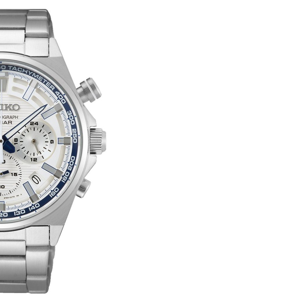 Seiko Chronograph Titanium SSB387P1 - zegarek męski 6