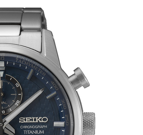 Seiko Chronograph Titanium SSB387P1 - zegarek męski 11