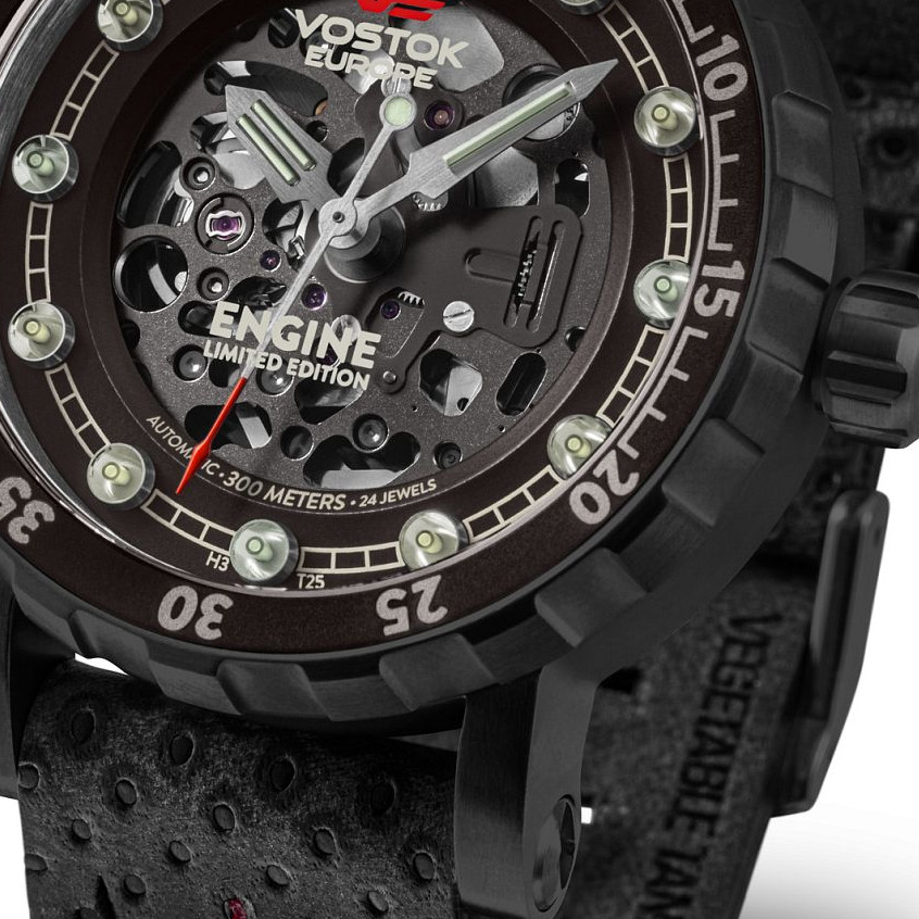 Vostok Europe Engine Skeleton NH72-571C647 - zegarek męski 2