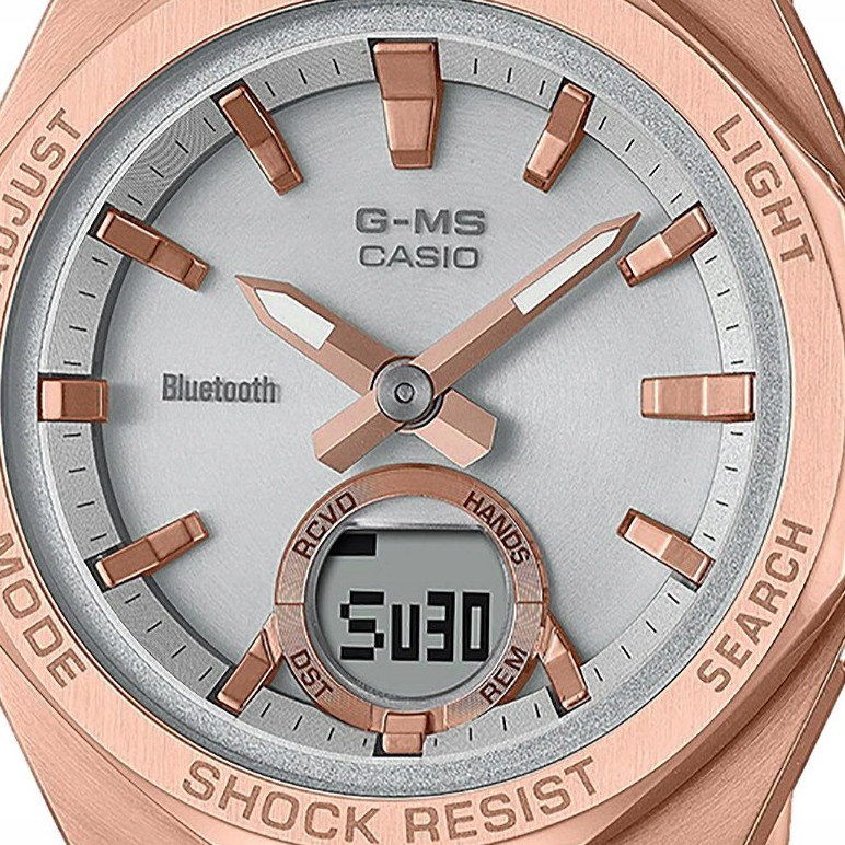 G-shock Baby-G Casio Solar Bluetooth MSG-B100DG-4A - zegarek damski 2