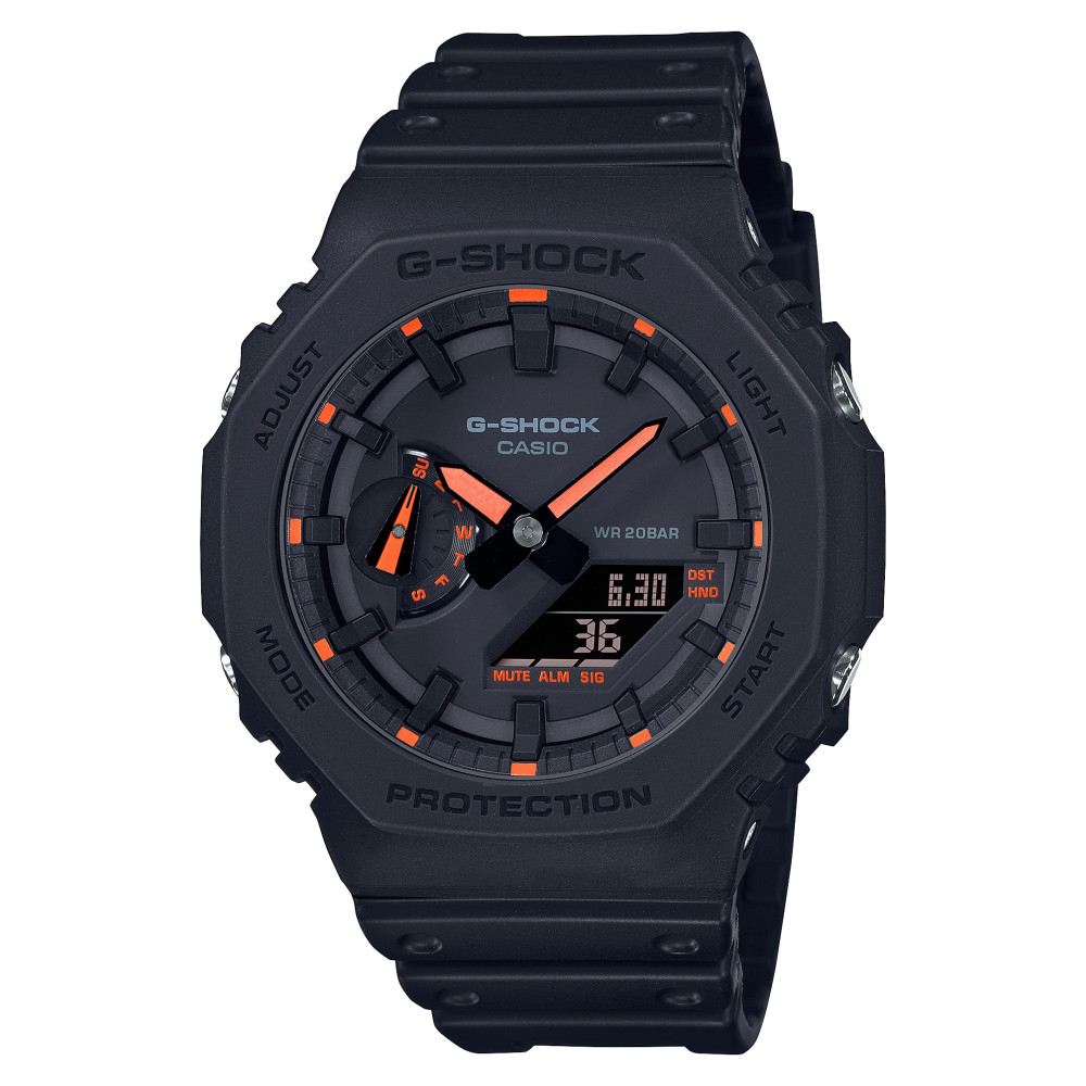 G-shock Casio Neon Accent Series GA-2100-1A4 - zegarek męski 1