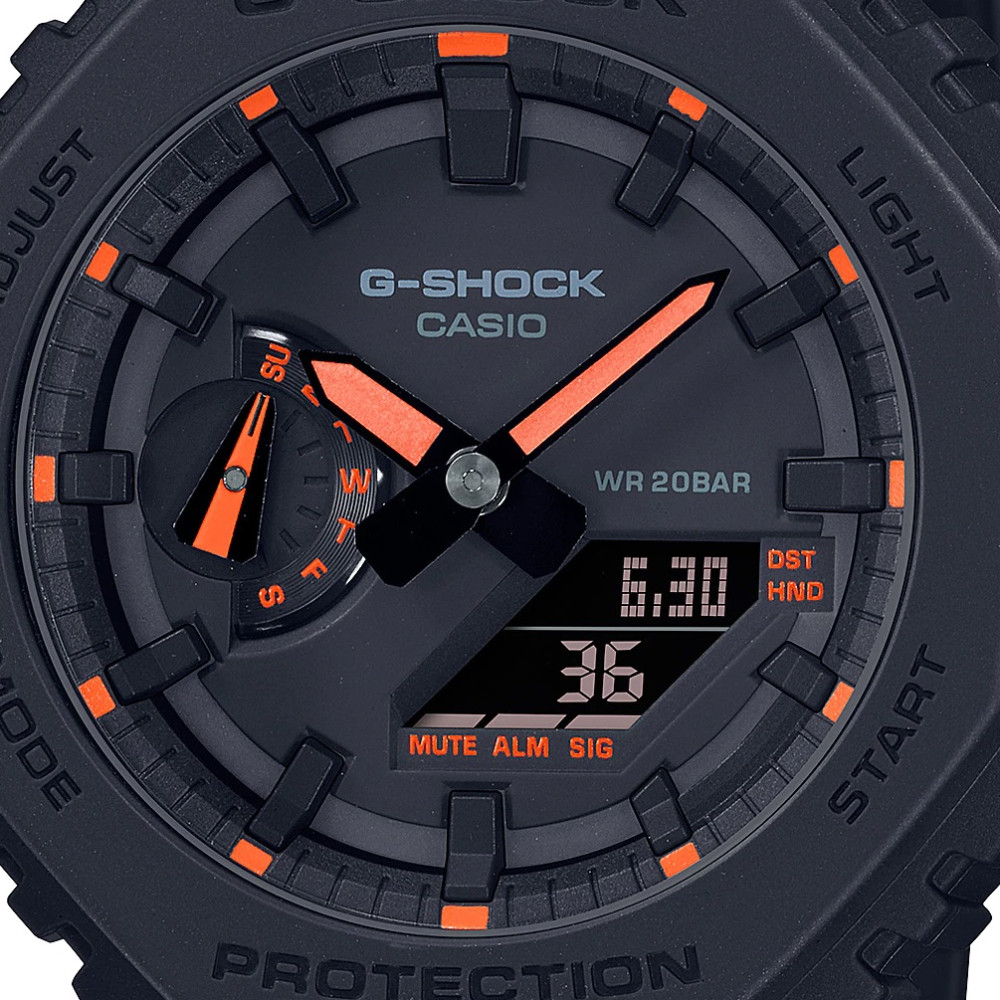G-shock Casio Neon Accent Series GA-2100-1A4 - zegarek męski 2