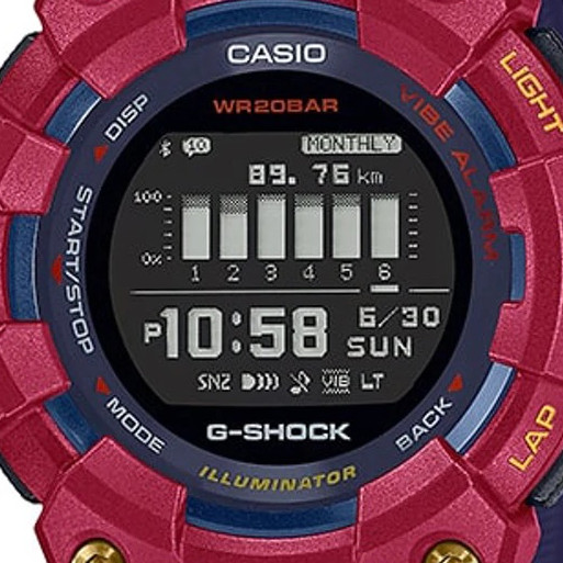 G-shock G-SQUAD GBD-100BAR-4 - zegarek męski 2