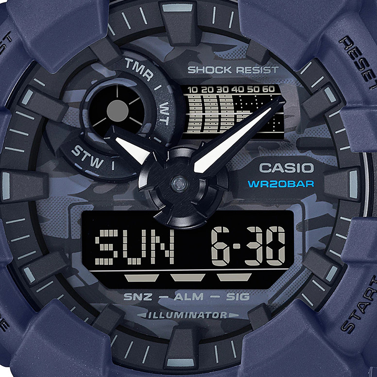 G-shock GA-700CA-2A - zegarek męski 2