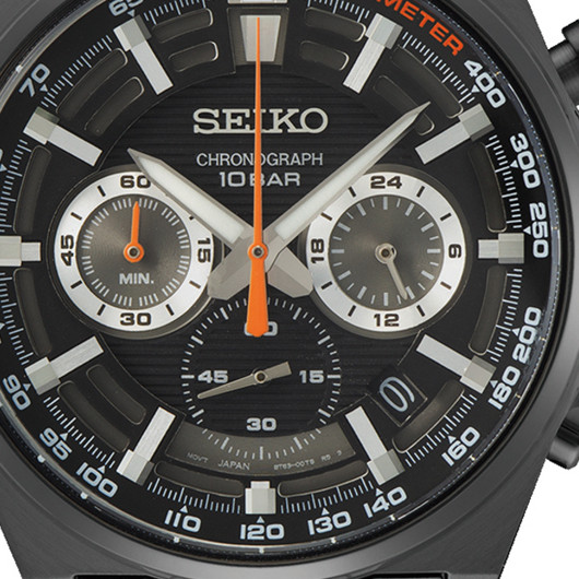 Seiko Chronograph Quartz 100m SSB399P1 - zegarek męski 2