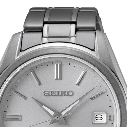 Seiko Classic Quartz Titanium SUR369P1 - zegarek męski 3