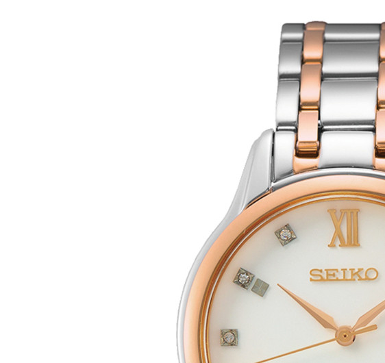 Seiko Classic Lady Diamonds SRZ542P1 - zegarek damski 4