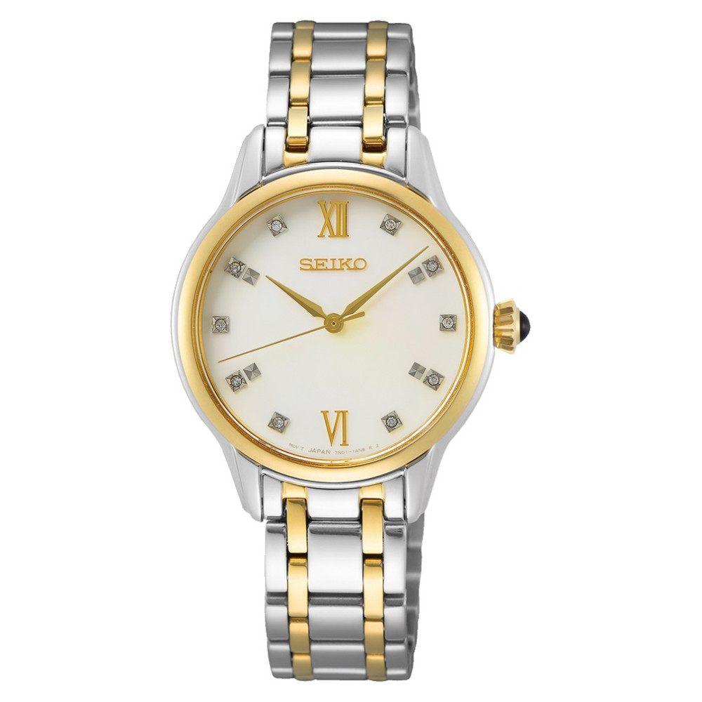 Seiko Classic Lady Diamonds SRZ540P1 - zegarek damski 7