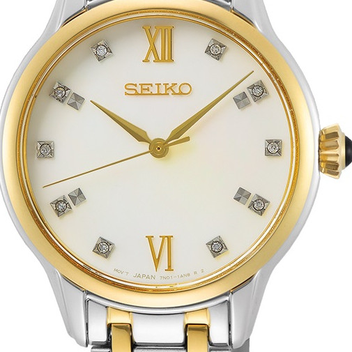 Seiko Classic Lady Diamonds SRZ540P1 - zegarek damski 2