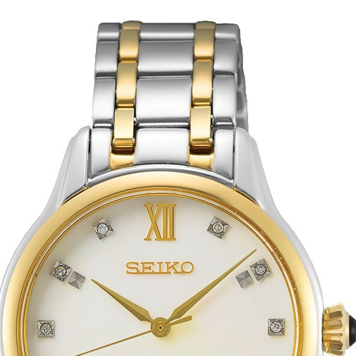 Seiko Classic Lady Diamonds SRZ540P1 - zegarek damski 3
