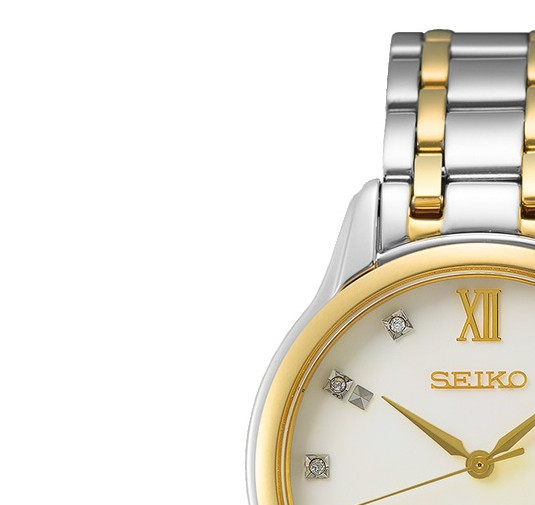Seiko Classic Lady Diamonds SRZ540P1 - zegarek damski 4