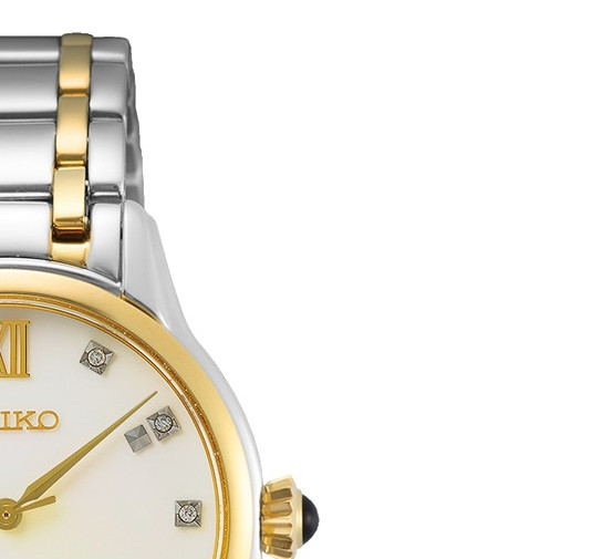 Seiko Classic Lady Diamonds SRZ540P1 - zegarek damski 5