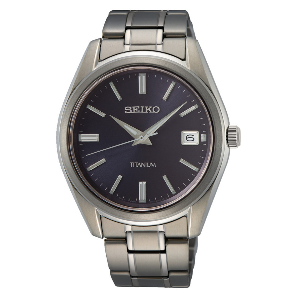 Seiko Classic Quartz Titanium SUR373P1 - zegarek męski 1