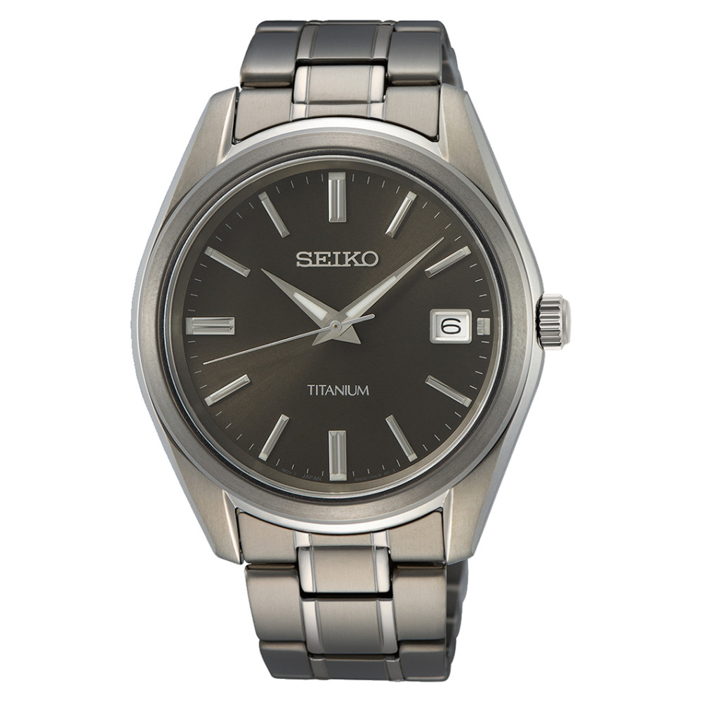 Seiko Classic Quartz Titanium SUR375P1 - zegarek męski 1