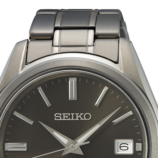 Seiko Classic Quartz Titanium SUR375P1 - zegarek męski 3