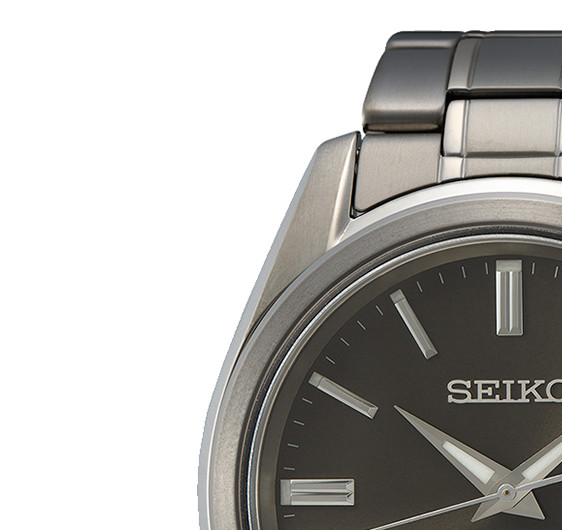 Seiko Classic Quartz Titanium SUR375P1 - zegarek męski 4