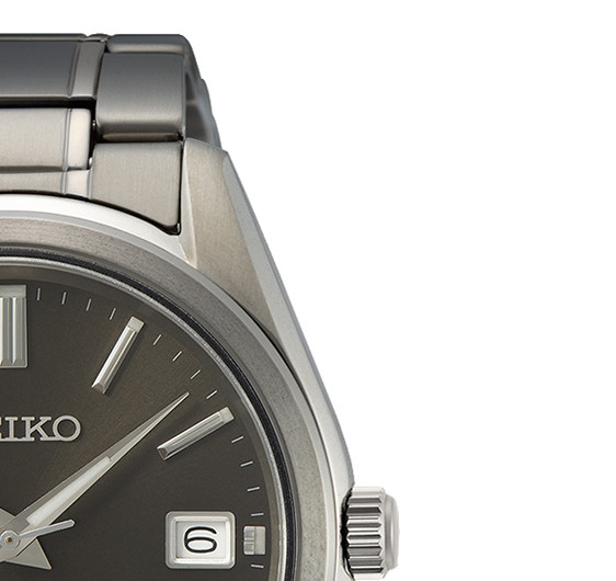 Seiko Classic Quartz Titanium SUR375P1 - zegarek męski 5