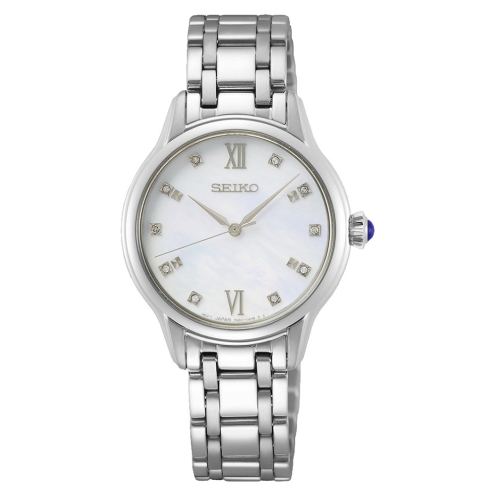 Seiko Classic Lady Diamonds SRZ537P1 - zegarek damski 7