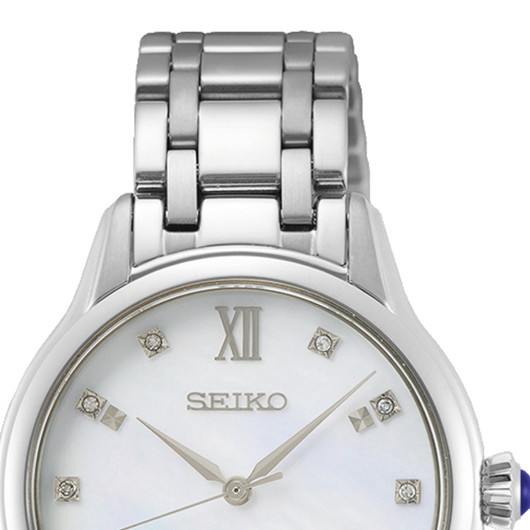 Seiko Classic Lady Diamonds SRZ537P1 - zegarek damski 3