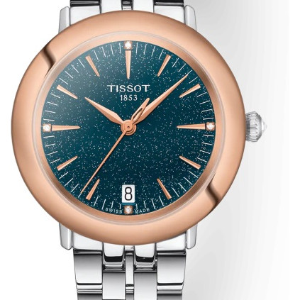 Tissot GLENDORA 18K GOLD T929.210.41.116.01 - zegarek damski 2