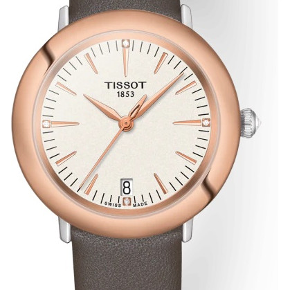 Tissot GLENDORA 18K GOLD T929.210.46.266.00 - zegarek damski 2