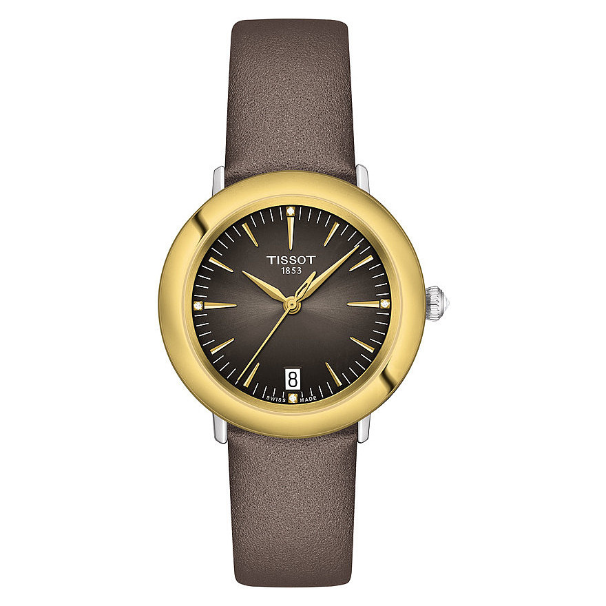 Tissot GLENDORA 18K GOLD T929.210.46.066.00 - zegarek damski 7