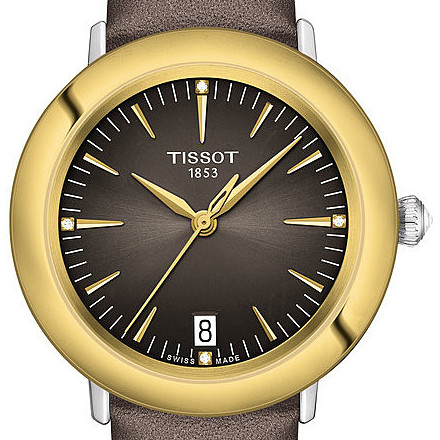 Tissot GLENDORA 18K GOLD T929.210.46.066.00 - zegarek damski 2