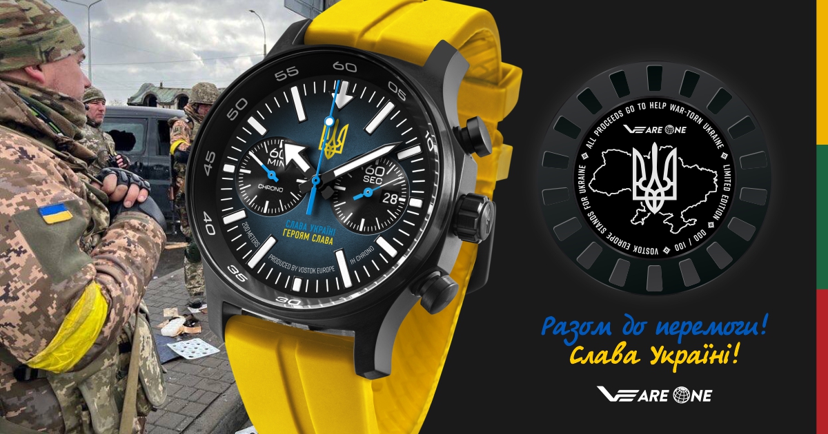 Vostok Europe STANDS FOR UKRAINE 6S21-595C442-A - zegarek męski 9